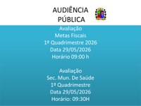 Audiência Pública 1º Quadrimestre 2026