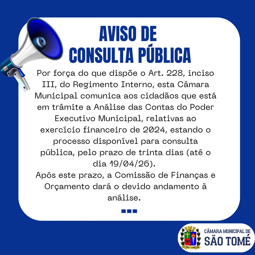 Aviso de Consulta Pública