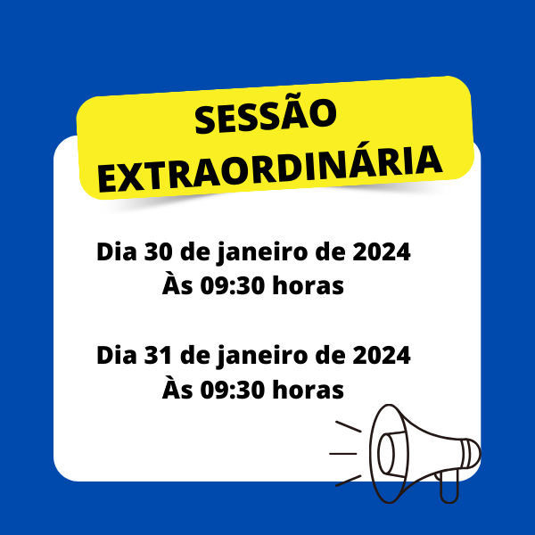 Aviso de Sessão Extraordinária