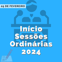 Início das Sessões Ordinárias em 2024